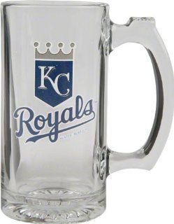 Kansas City Royals Beer Mug 3D Logo Glass Tankard Sports & Outdoors