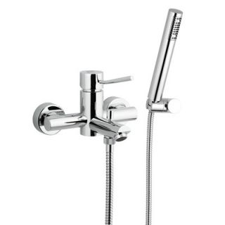 Remer by Nameeks Single Handle Wall Mounted Tub Filler Trim with Hand