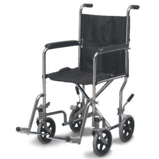 19 Steel Folding Transport Wheelchair