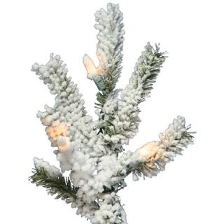 Alpine 4 White Artificial Christmas Tree with 100 Clear Lights