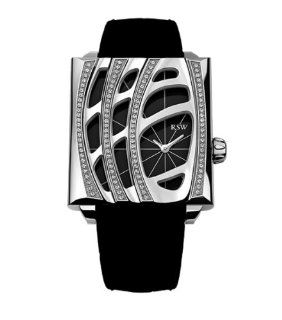 RSW Women's 6020.BS.L1.1.D1 Wonderland Rectangular Black Dial Patent Leather Diamond Watch at  Women's Watch store.