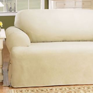 Sure Fit Scroll Classic Sofa T Cushion Skirted Slipcover