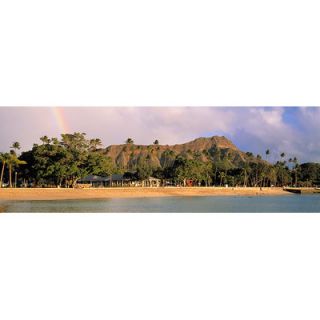 iCanvasArt Hawaii, Oahu, Honolulu, Diamond Head St. Park, View of a