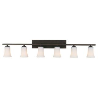 Vanity light 6 Light Oil rubbed bronze finish Boulevard collection