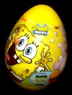 Easter Spongebob Squarepants Egg with Krabby Patty Gummy Candy  Hard Candy  Grocery & Gourmet Food