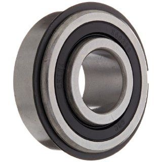 The General 7512 DLG Extra Light Extended Inner Ring Bearing, Double Sealed, With Snap Ring, Inch, 0.75" Bore, 1.75" OD, 3/4" Width, 707 lbs Static Load Capacity, 1366 lbs Dynamic Load Capacity Bushed Bearings