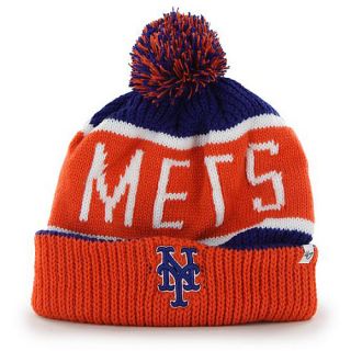 47 BRAND Mens New York Mets Calgary Cuffed Knit Hat   Size Adjustable, Royal