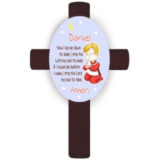 JDS Personalized Gift Girls Bedtime Prayer Cross