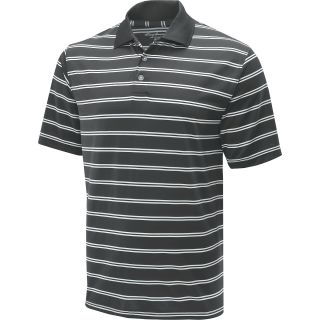 TOMMY ARMOUR Mens Striped Short Sleeve Golf Polo   Size 2xl, Smoked Pearl