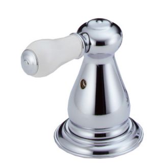 Delta Leland Small Porcelain Handle Kit Bathroom Faucet   H277
