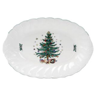 Nikko Ceramics Happy Holidays Oval Platter