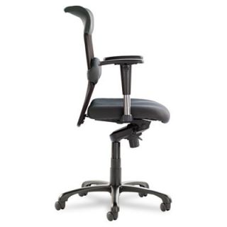 Alera® Eon Series Mid Back Swivel and Tilt Office Chair with T Arms