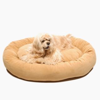 Everest Pet Faux Suede Round Comfy Cup Donut Dog Bed