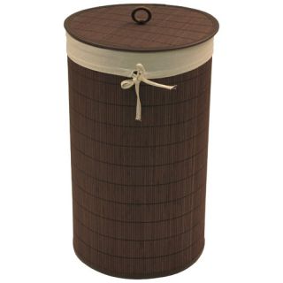 Round Bamboo Hamper with Liner