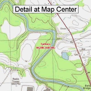 USGS Topographic Quadrangle Map   Tarboro, North Carolina (Folded/Waterproof)  Outdoor Recreation Topographic Maps  Sports & Outdoors