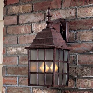 Great Outdoors by Minka Bridgeport Outdoor Wall Lantern in Antique
