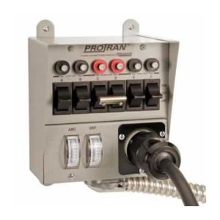 Reliance Controls Pro / Tran Transfer Switch for 5000 Watt Generator