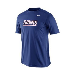 NIKE Mens New York Giants Dri FIT Hypercool Speed Short Sleeve T Shirt   Size