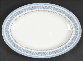 Charles Ahrenfeldt Frontenac 13 Oval Serving Platter, Fine China Dinnerware   B