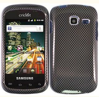 Gray Black Carbon Fiber Pattern Hard Cover Case for Samsung Transfix SCH R730 Cell Phones & Accessories