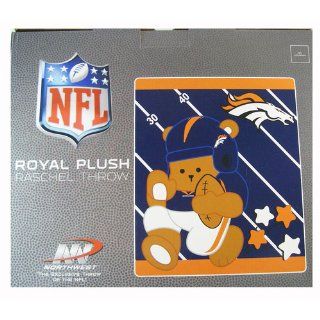 Denver Broncos Royal Plush Baby Blanket, by Northwet Baby