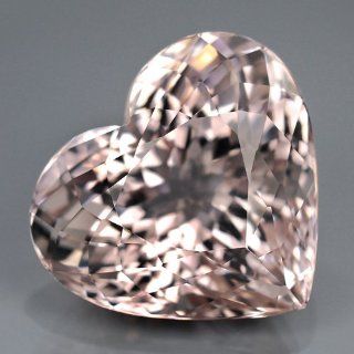Rare Natural Gem 25.24ct 19.5x18mm Heart Peach Pink Cor de rosa Morganite Africa Amazing From Thailand Loose Gemstones Jewelry