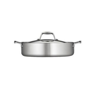 Tramontina Gourmet Premium Stainless Steel 5 qt. Braiser with Lid