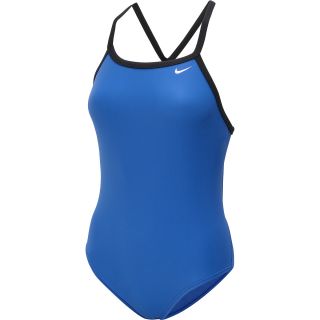 NIKE Womens Core Solid Lingerie Tank One Piece Swimsuit   Size 34, Game Royal