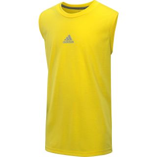 adidas Boys Ultimate Sleeveless T Shirt   Size Small, Vivid Yellow
