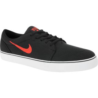 NIKE Mens Satire Canvas Skate Shoes   Size 10.5, Black/red