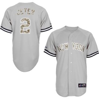 MAJESTIC ATHLETIC Mens New York Yankees Derek Jeter Memorial Day 2014 Camo