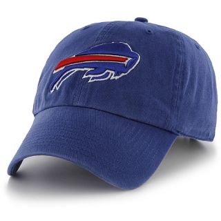 47 BRAND Mens Buffalo Bills Clean Up Adjustable Hat   Size Adjustable