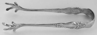Reed & Barton Tiger Lily (Slvp, 1901, No Monograms) Large Ice Serving Tongs with