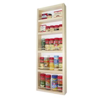 WG Wood Products 30 On The Wall Spice Rack