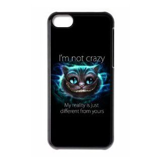 Custom Cheshire Cat Cover Case for iPhone 5C W5C 731 Cell Phones & Accessories