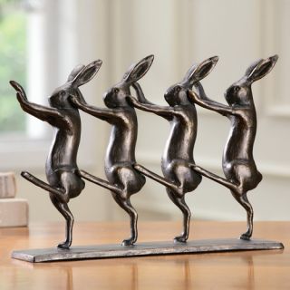 Rabbits on Parade Figurine