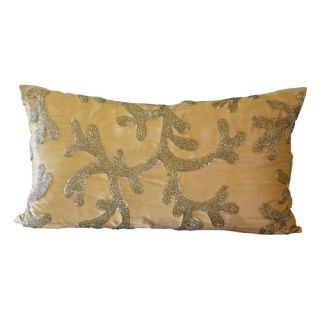Beaded Coral Pillow