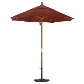 California Umbrella 7.5 Wood Market Umbrella