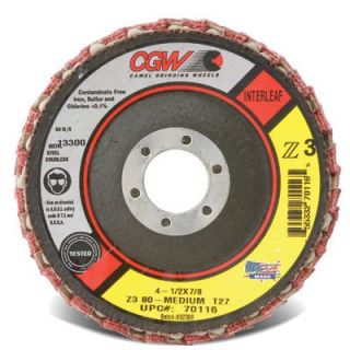 CGW Abrasives Cgw Abrasives   Flap Discs, Interleaf,