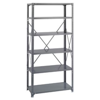 Safco Products Commercial Steel Shelving Unit, 6 Shelves