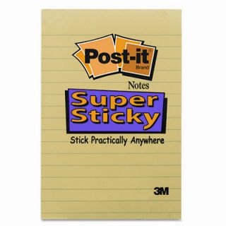 Post it® Greener Recycled Note Pad, 4 X 6, Lined, 12 Pack