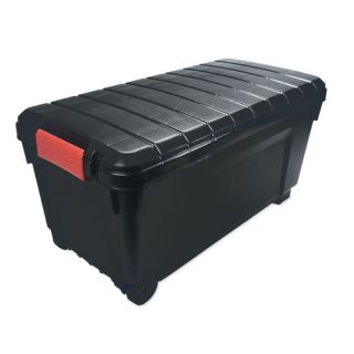 Rubbermaid 24 Gallon ActionPacker Storage Container in Black
