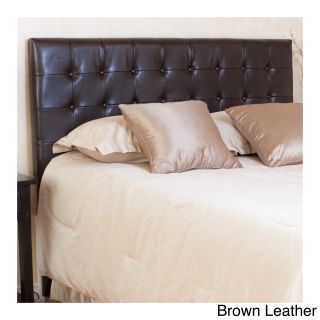 Christopher Knight Home Christopher Knight Home Morris Tufted Fabric Headboard Brown Size Queen