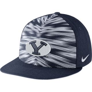 NIKE Mens BYU Cougars Players Game Day True Snapback Cap   Size Adjustable,
