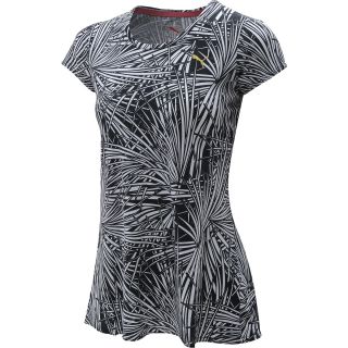 PUMA Womens Fashion Short Sleeve T Shirt   Size Small, Black/white