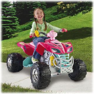 Fisher Price Power Wheels 12V Barbie Kawasaki KFX ATV
