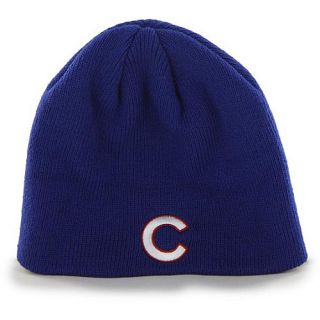 47 BRAND Mens Chicago Cubs Uncuffed Knit Beanie   Size Adjustable, Royal