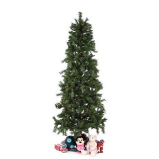Pine Artificial Christmas Tree with 350 Clear Mini Lights with Stand