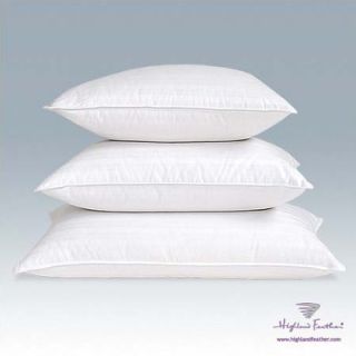 Highland Feather Damask Goose Down Pillows   Level I 320T.C.