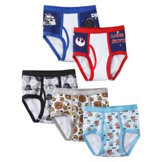 Angry Birds Boys 3 Pack Classic Brief   Assorted SIZE 4 Multicolor